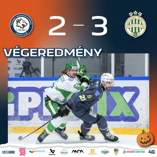 Budapest Jégkorong Akadémia HC – FTC-Telekom: 2-3