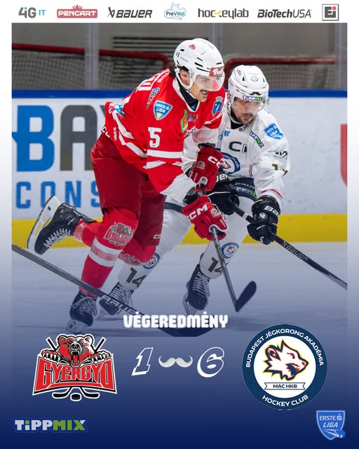 Gyergyói Hoki Klub – Budapest Jégkorong Akadémia HC 1-6
