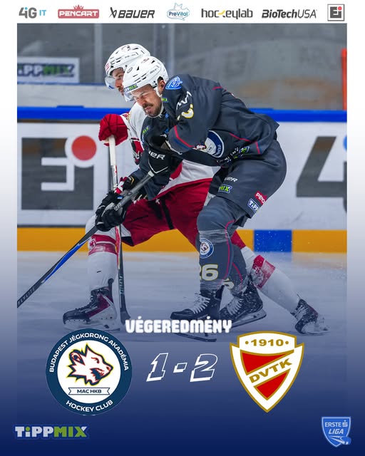 Budapest Jégkorong Akadémia HC – DVTK Jegesmedvék 1-2