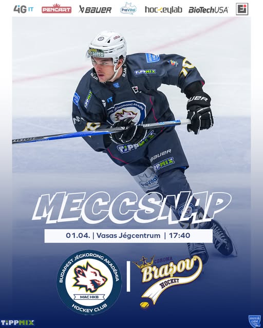 Ma délután 17:40-től a Corona Brasov csapatát fogadjuk hazai pályán, a Vasas Jégcentrumban