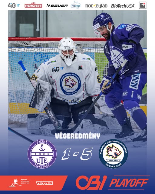 Újpesti TE – Budapest Jégkorong Akadémia HC: 1-5