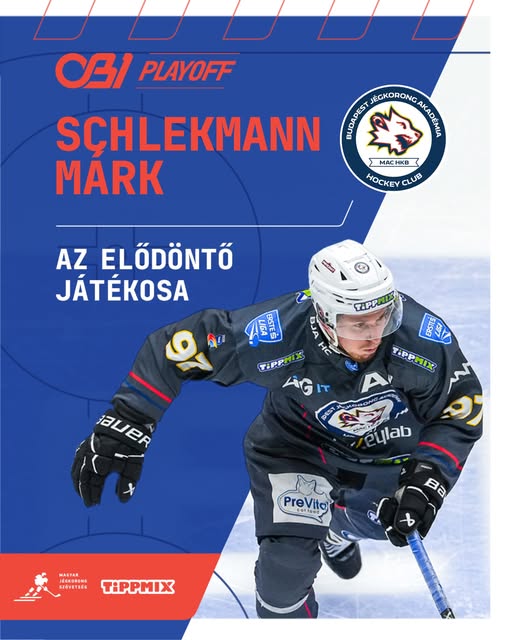 5 meccs, 3 gól és 3 assziszt – Schlekmann Márk méltán lett az elődöntő játékosa