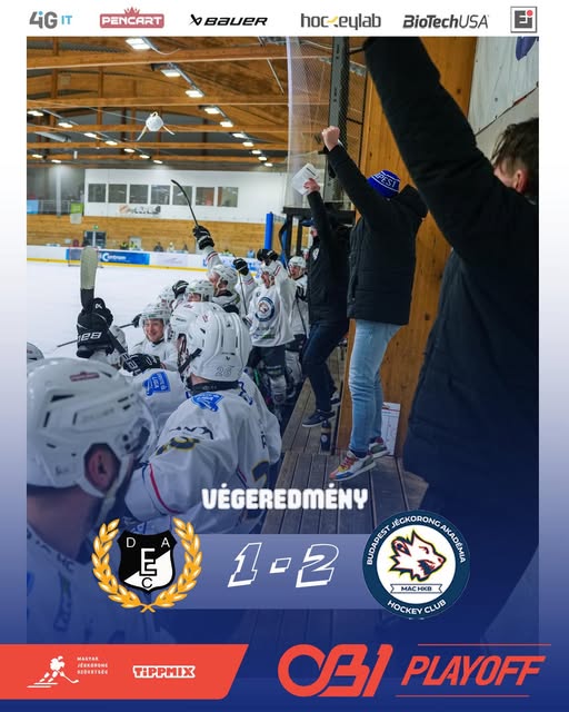 DEAC – Budapest Jégkorong Akadémia HC: 1-2