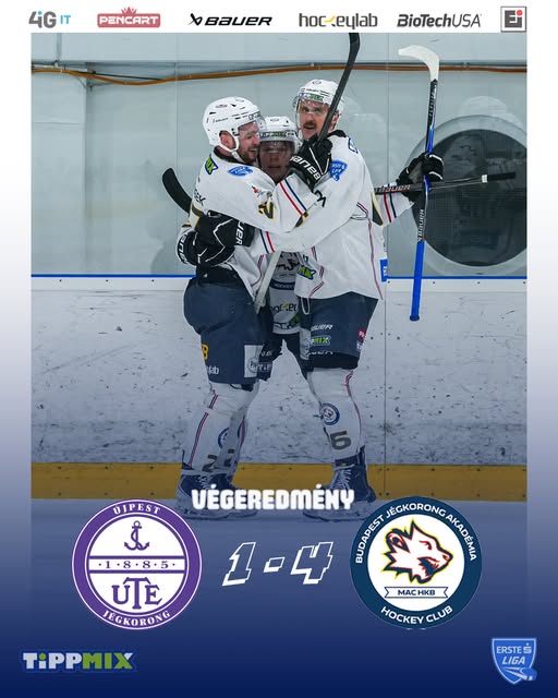 UTE – Budapest Jégkorong Akadémia HC 1-4