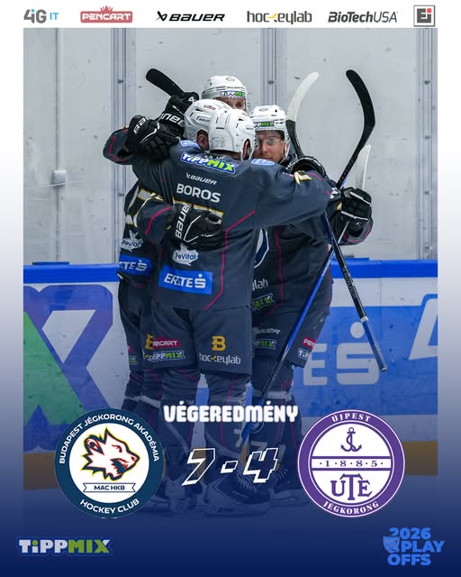 Budapest Jégkorong Akadémia HC – Újpesti TE: 7-4