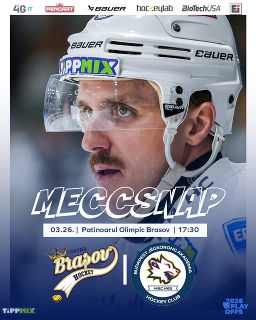 Magyarországi idő szerint 17:30-kor dobják be a korongot ma este a Patinoarul Olimpic Brasov-ban, az Erste Liga-elődöntő második mérkőzésén