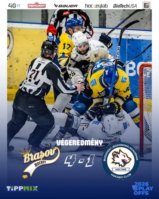 CSM Corona Brasov – Budapest Jégkorong Akadémia HC 4-1