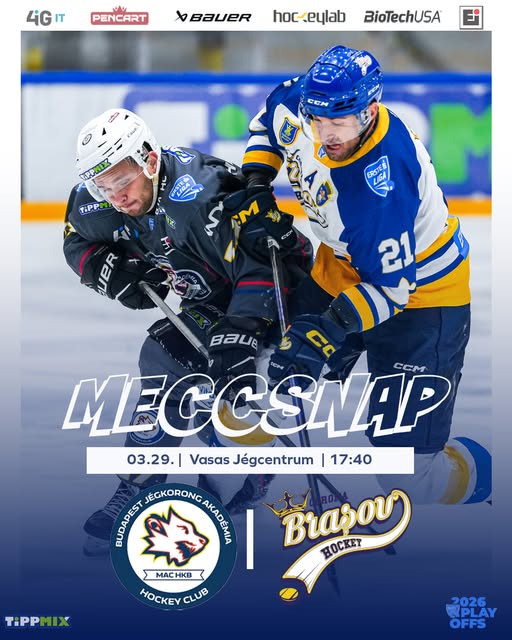 Reméljük, mindenkinek minden órája átállt a nyári időszámításra, mert ma nincs kifogás: 17.40-kor korongbedobás a Vasas Jégcentrumban és minden BJA drukkernek ott a helye