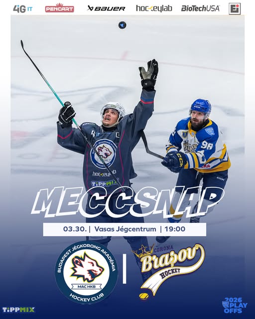 Ma este 19:00-től korongbedobás a Vasas Jégcentrumban, folytatódnak a küzdelmek, nincs megállás