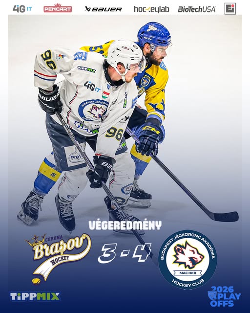 CSM Corona Brasov – Budapest Jégkorong Akadémia HC 3-4