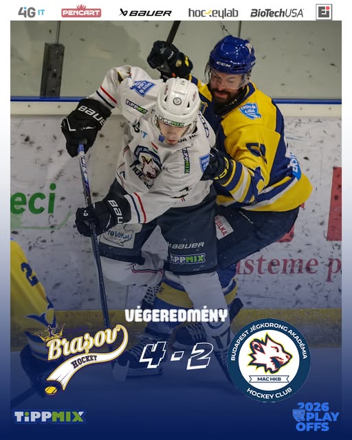 Corona Brasov – Budapest Jégkorong Akadémia HC: 4-2