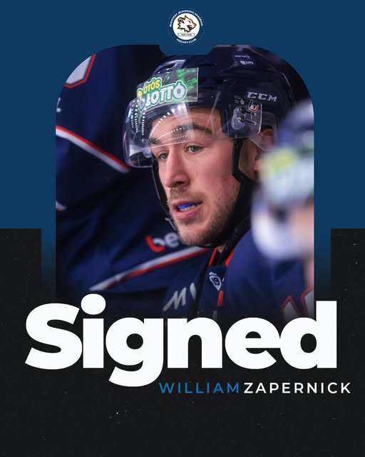 William Zapernick a 2026/2027-es szezontól a BJA HC-t erősíti