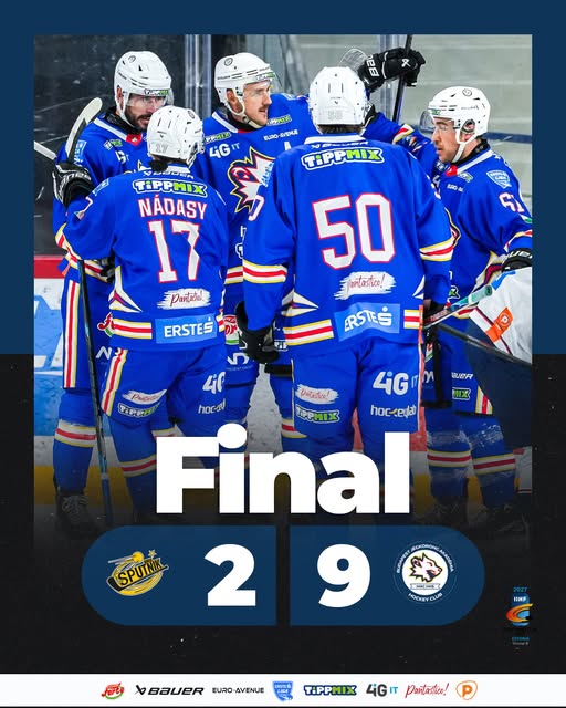 Viru Sputnik Kohtla Jarve – Budapest Jégkorong Akadémia HC 2-9