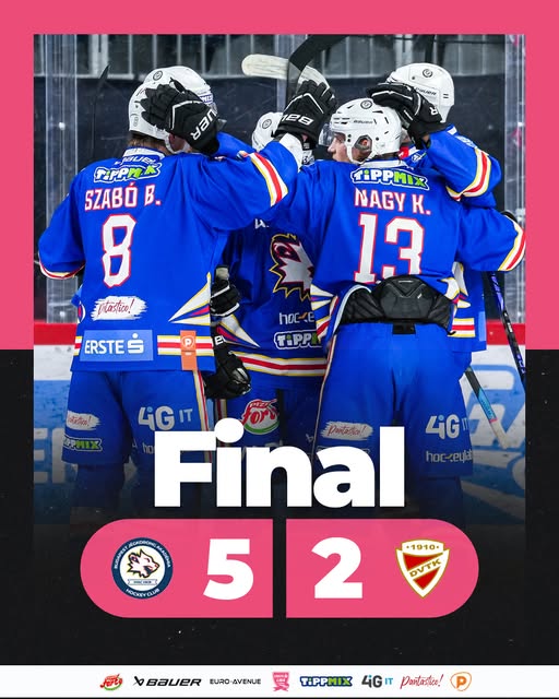 Budapest Jégkorong Akadémia HC – DVTK Jegesmedvék 5–2￼